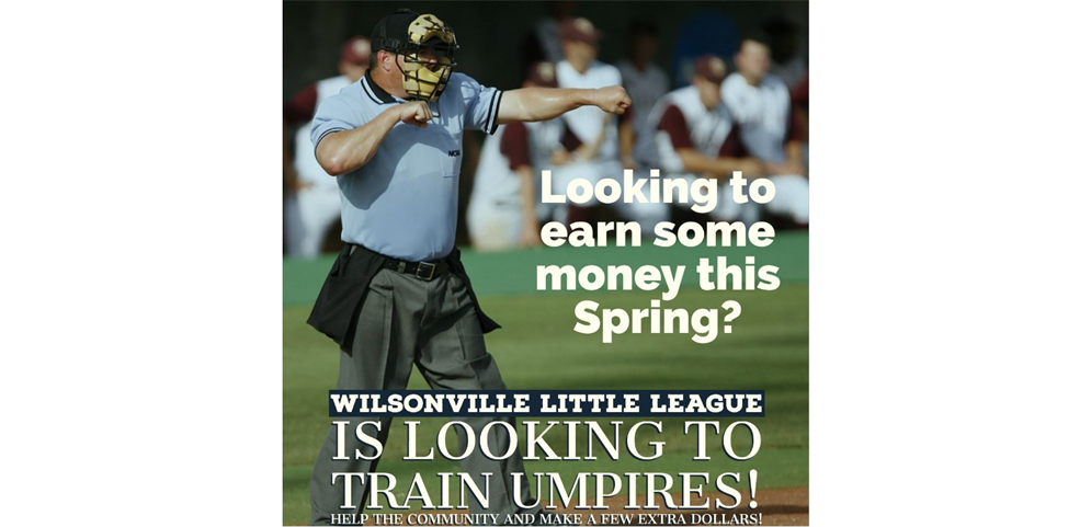 Looking for Umpires!