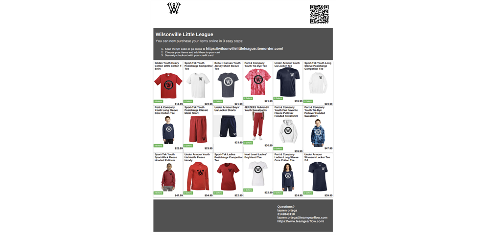 2023 Spirit Wear available
